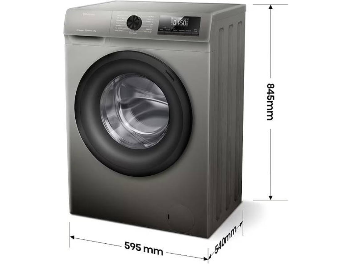 Máquina de Lavar Roupa HISENSE WF1Q8041BT (8 kg - 1400 rpm - Cinzento)