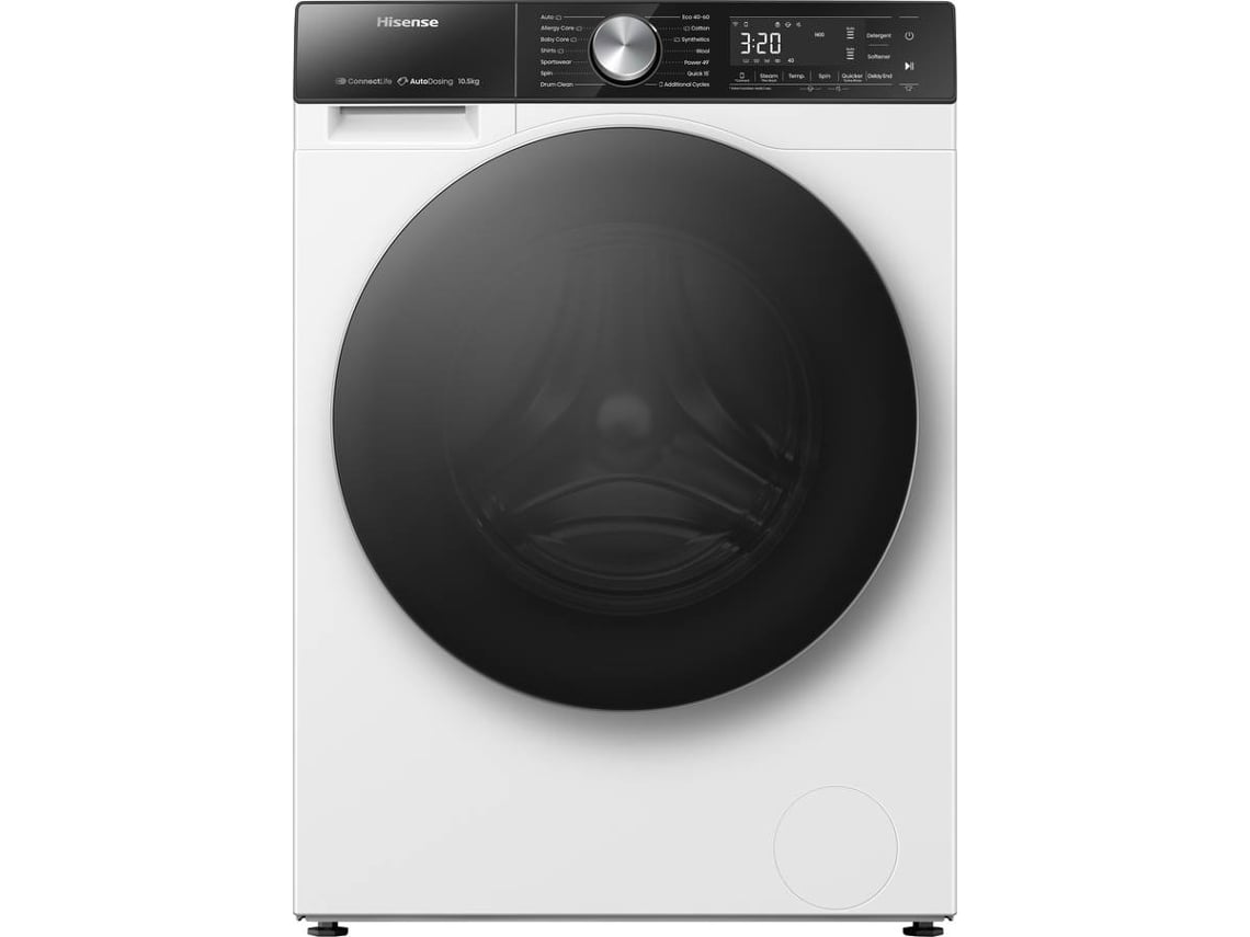 Máquina de Lavar Roupa HISENSE WF5S1045BW (10.5 kg - 1400 rpm - Branco)