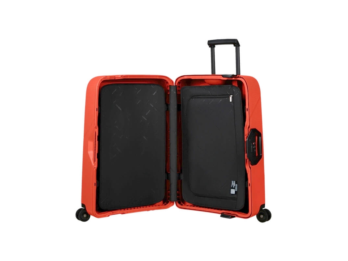 SAMSONITE Mala de Viagem / Trolley Médio 69Cm 4 Rodas Magnum Eco Laranja Claro
