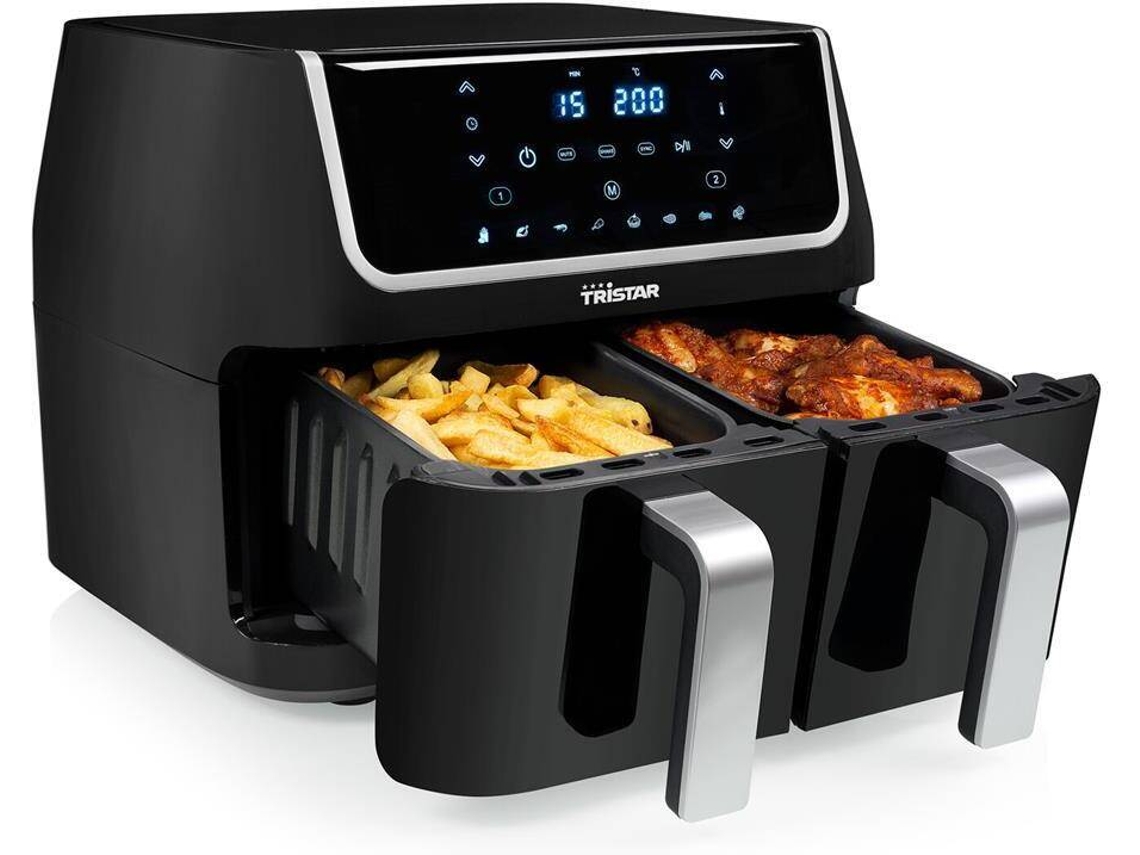 Fritadeira sem Óleo TRISTAR FR-6970 Dupla 2x4.5 L (9 L - Preto)