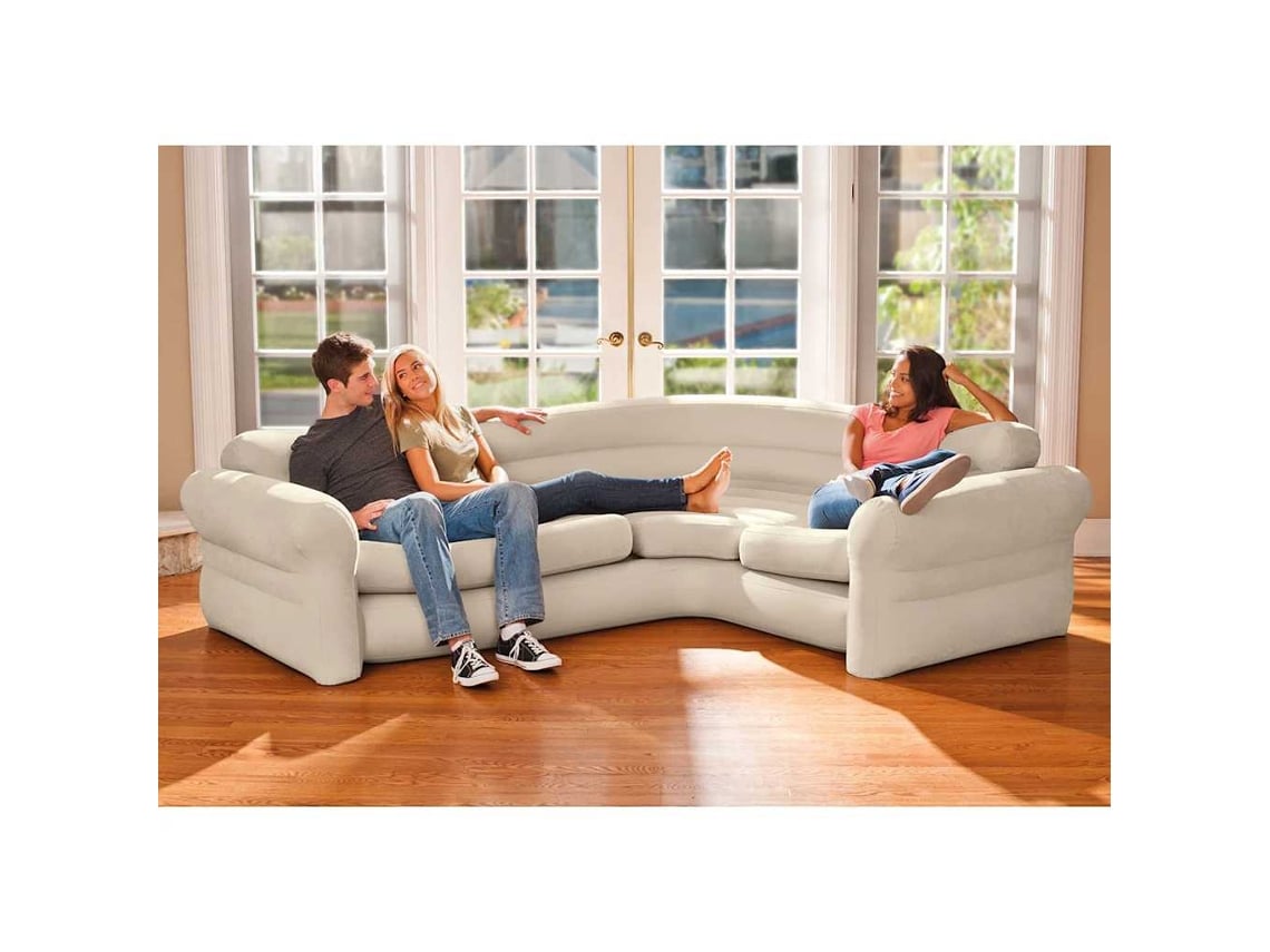 Sofa INTEX Bege Tecido