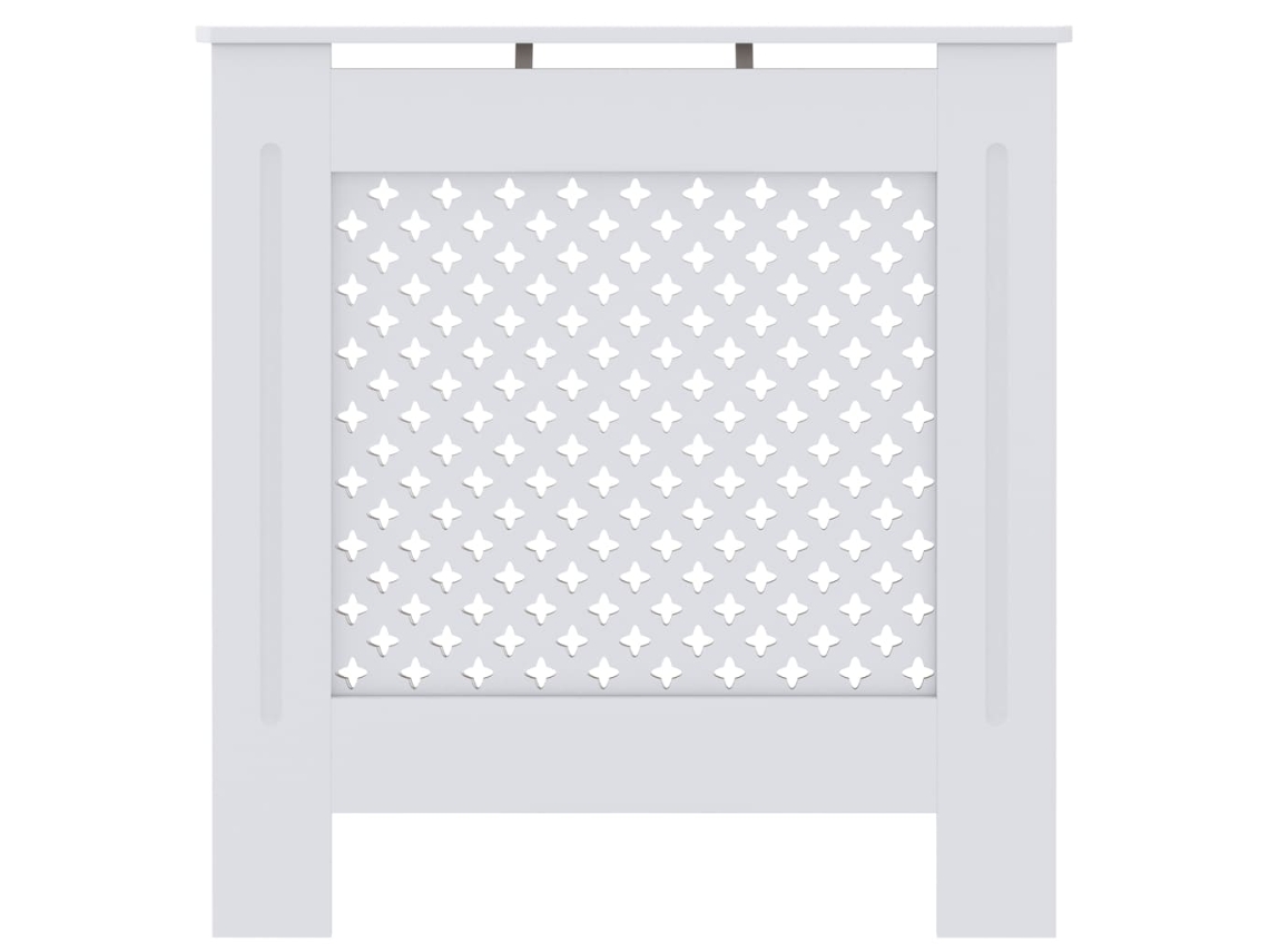 Cobertura De Radiador Mdf 78 Cm Branco Haochrymec