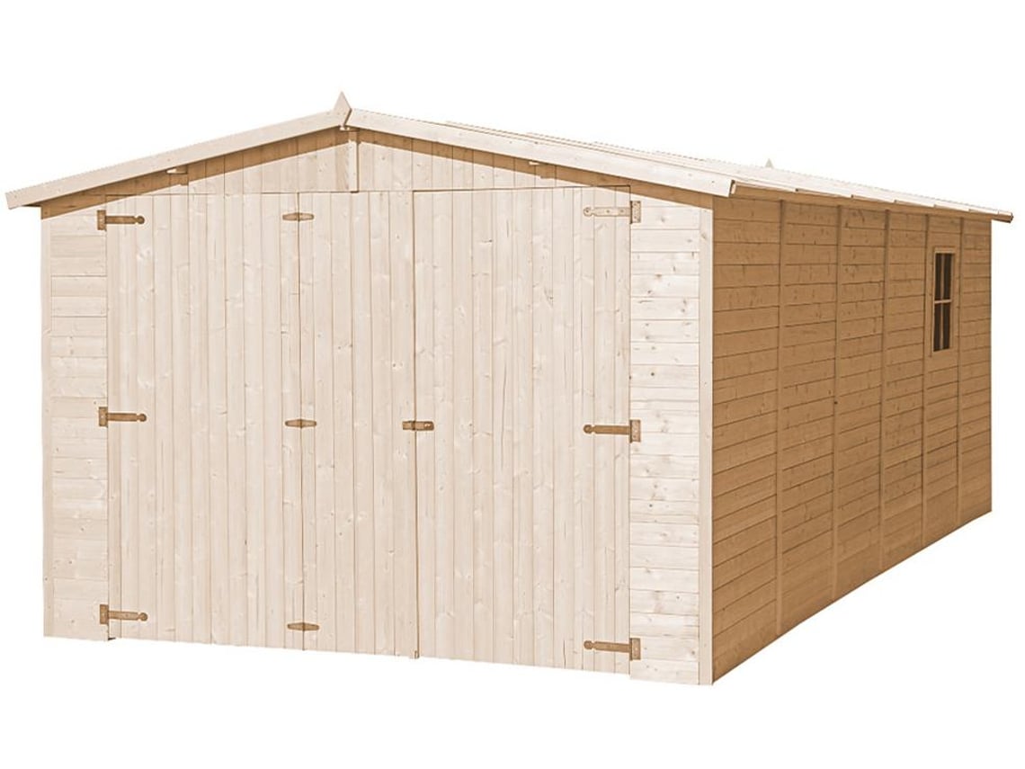 Abrigo de Madeira TIMBELA M102 (18 m² - 222x616x324 cm)