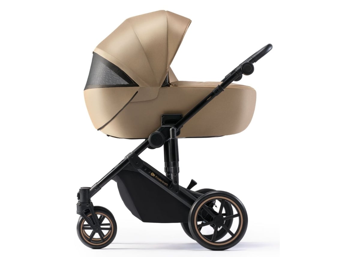 Carrinho de Bebê 2 em 1 Prime 2 Até 22 kg Sandrose Beige KINDERKRAFT
