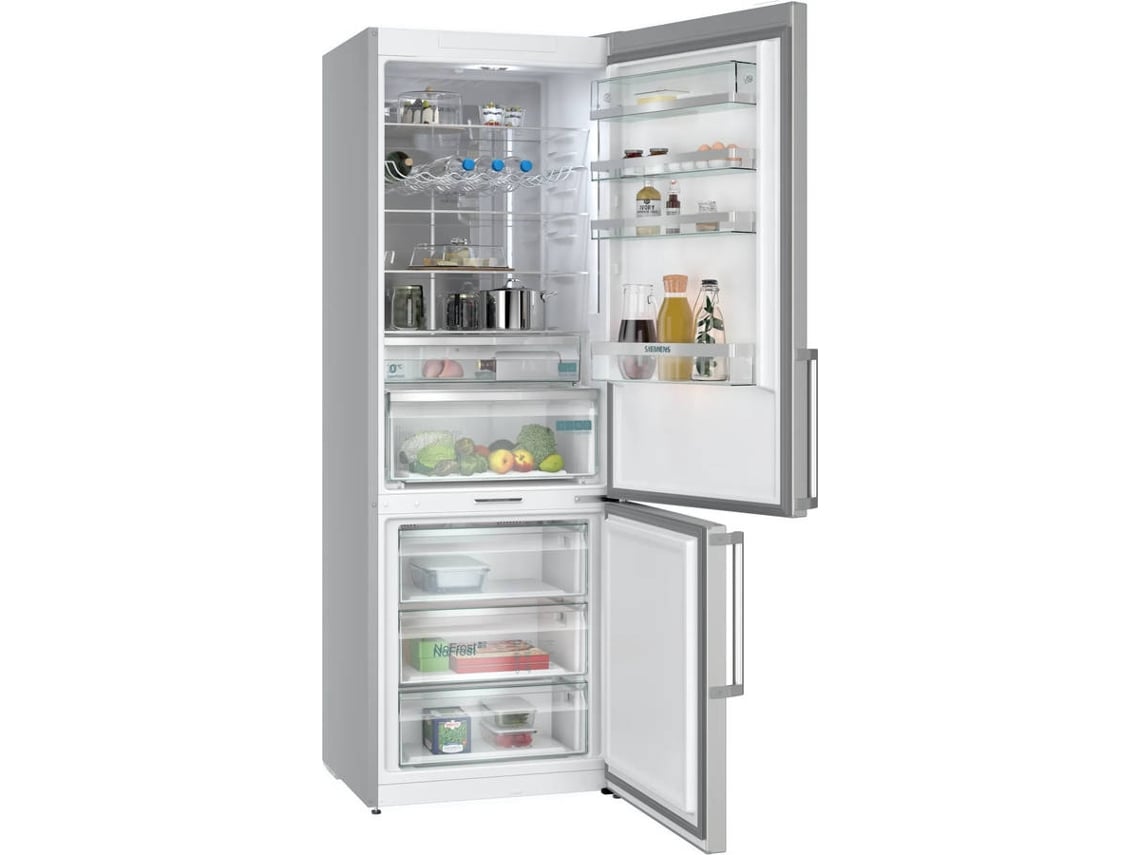 Frigorífico Combinado SIEMENS KG49NAICT (No Frost - 203 cm - 440 L - Inox)