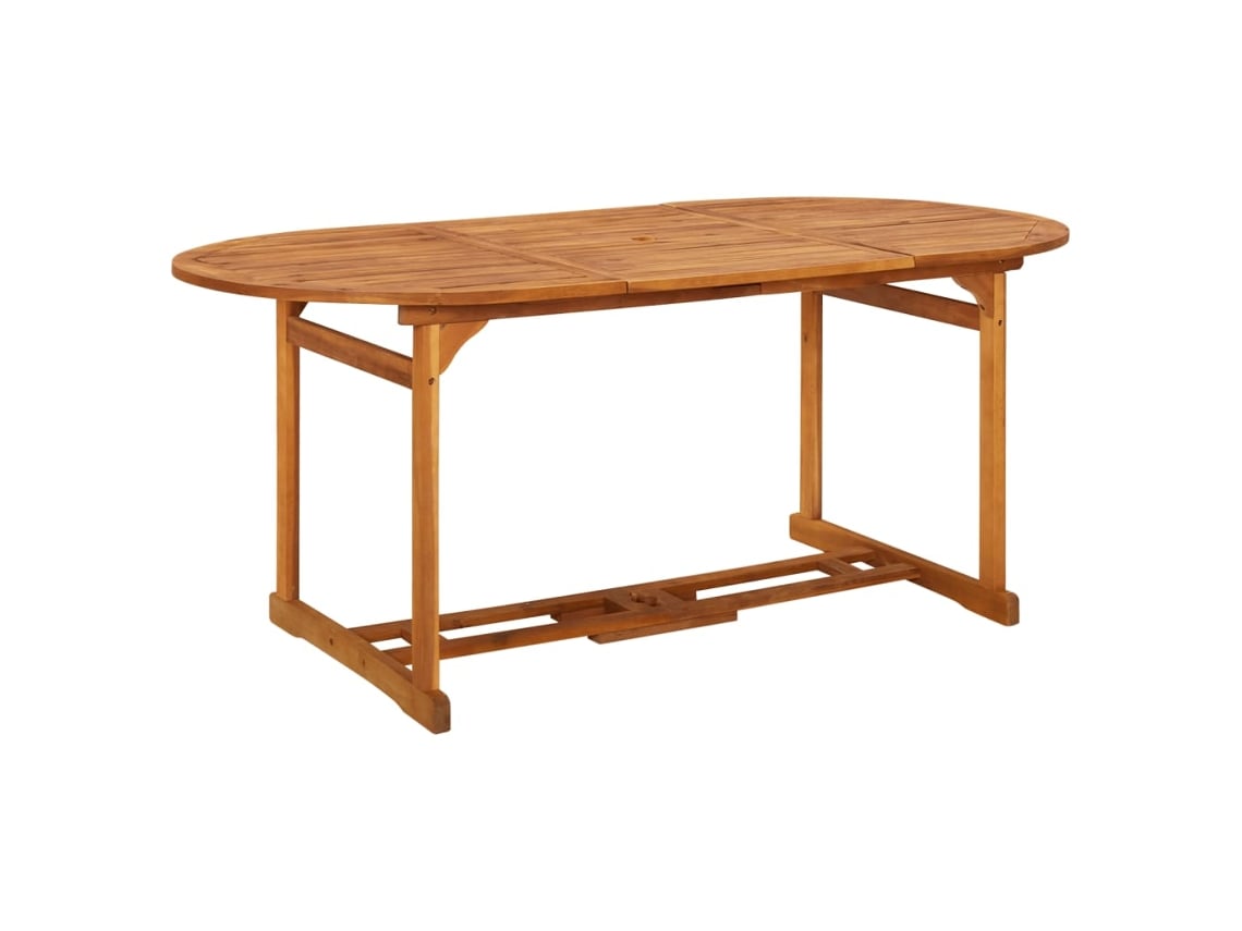 Mesa De Jantar P/ Jardim Mesa Para Exterior 180x90x75 Cm Madeira De Acácia Maciça Lovely Home