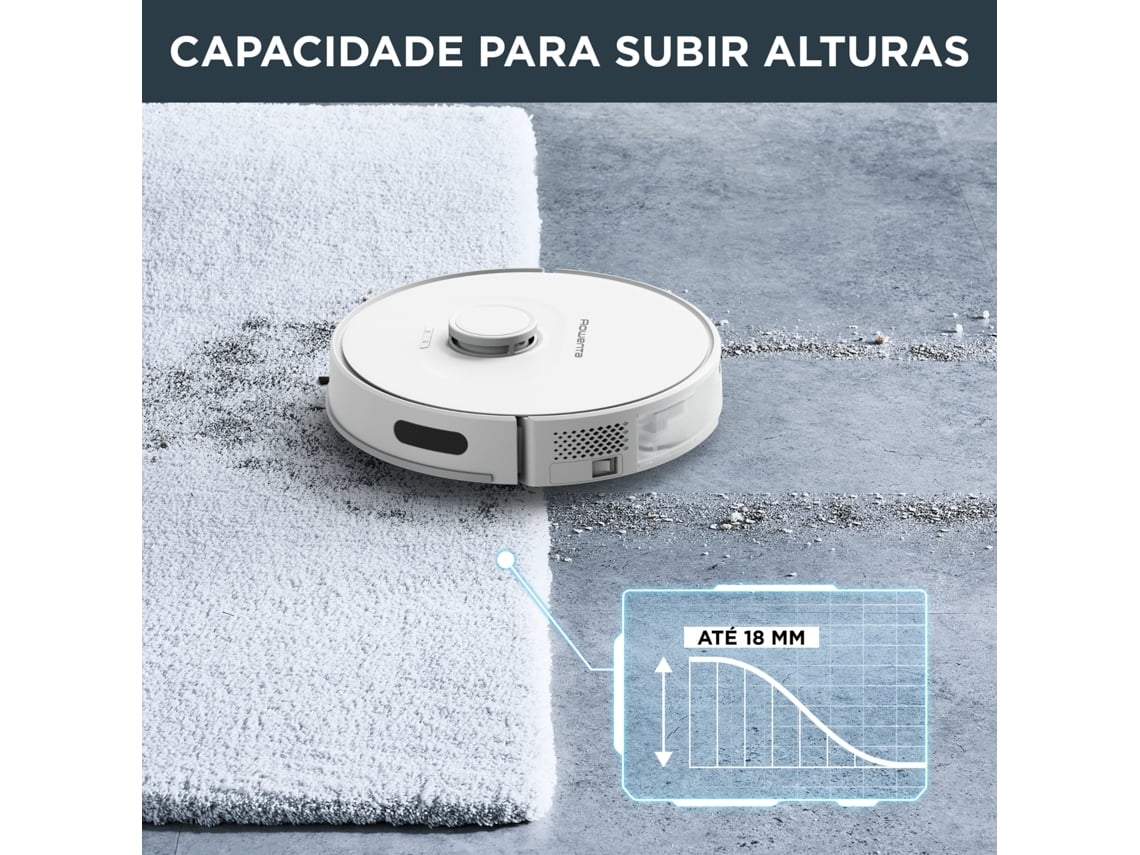 Aspirador Robô ROWENTA RR8577WH X-Plorer Serie 75 S (Outlet Caixa Aberta - Autonomia 120 min - Branco)