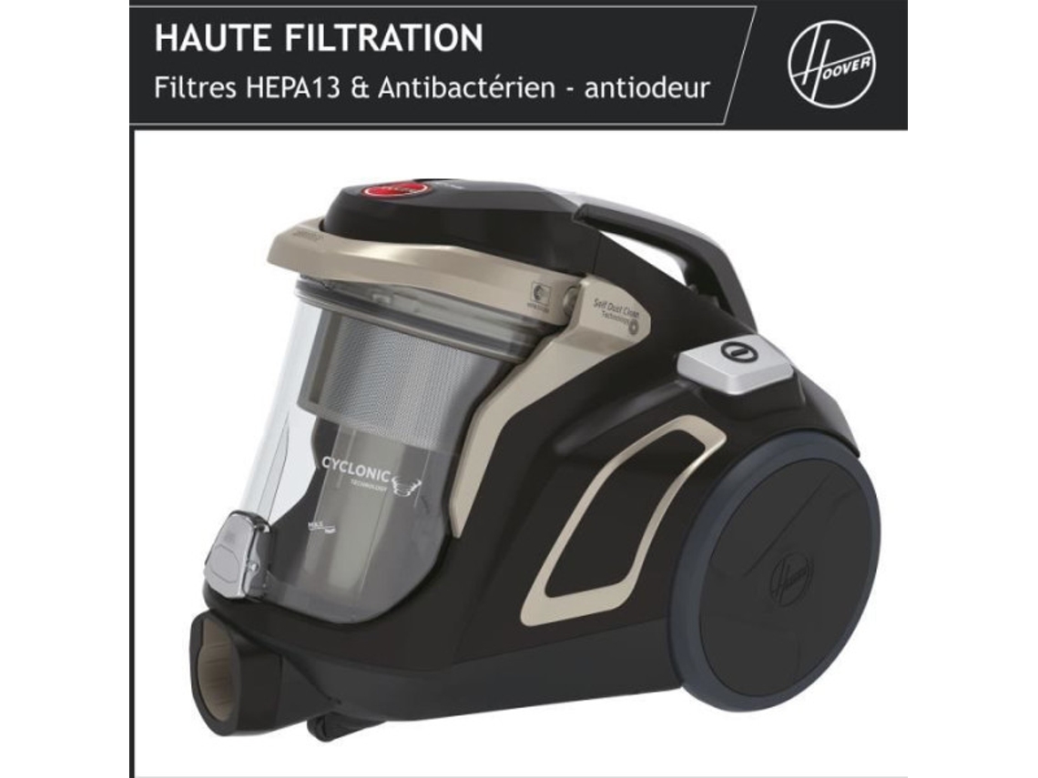 Aspirador para Pó Sem Saco HOOVER Hp720Pet 850 W 68 Dba Cassete 2 L Especial para Parquet e Animais