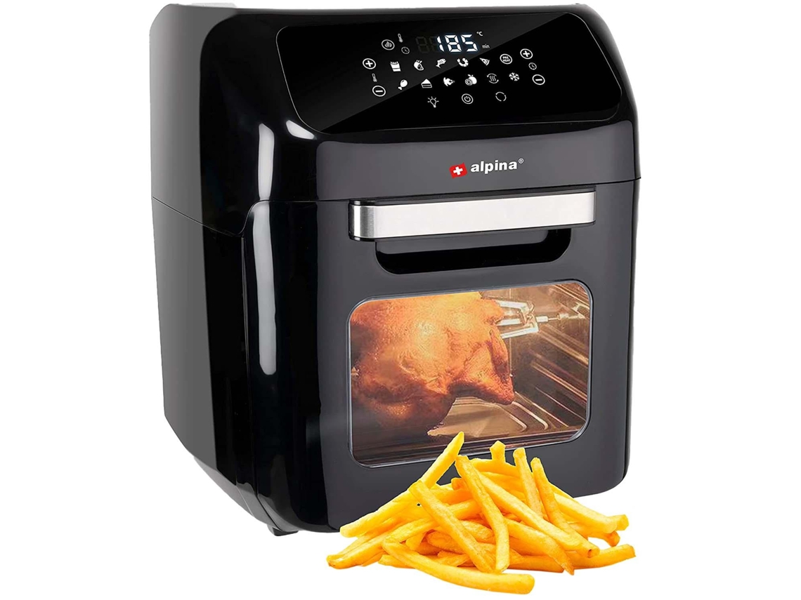 Fritadeira sem Óleo NORTHIX Forno de Fritadeira (12 L - Preto)