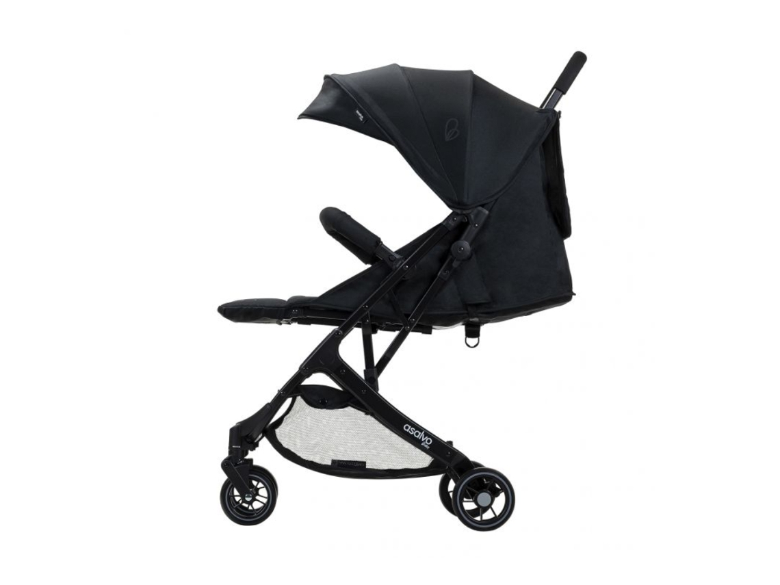 Carrinho De Bebé 2 Em 1 Asalvo Amsterdam Black