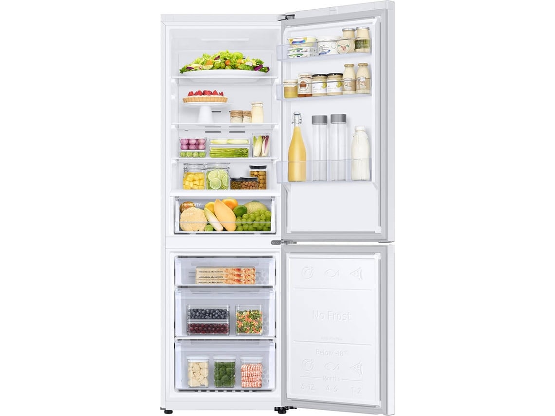 Frigorífico Combinado SAMSUNG Smart RB34C600DWW/EF (No Frost - 1853 cm - 344 L - Branco)