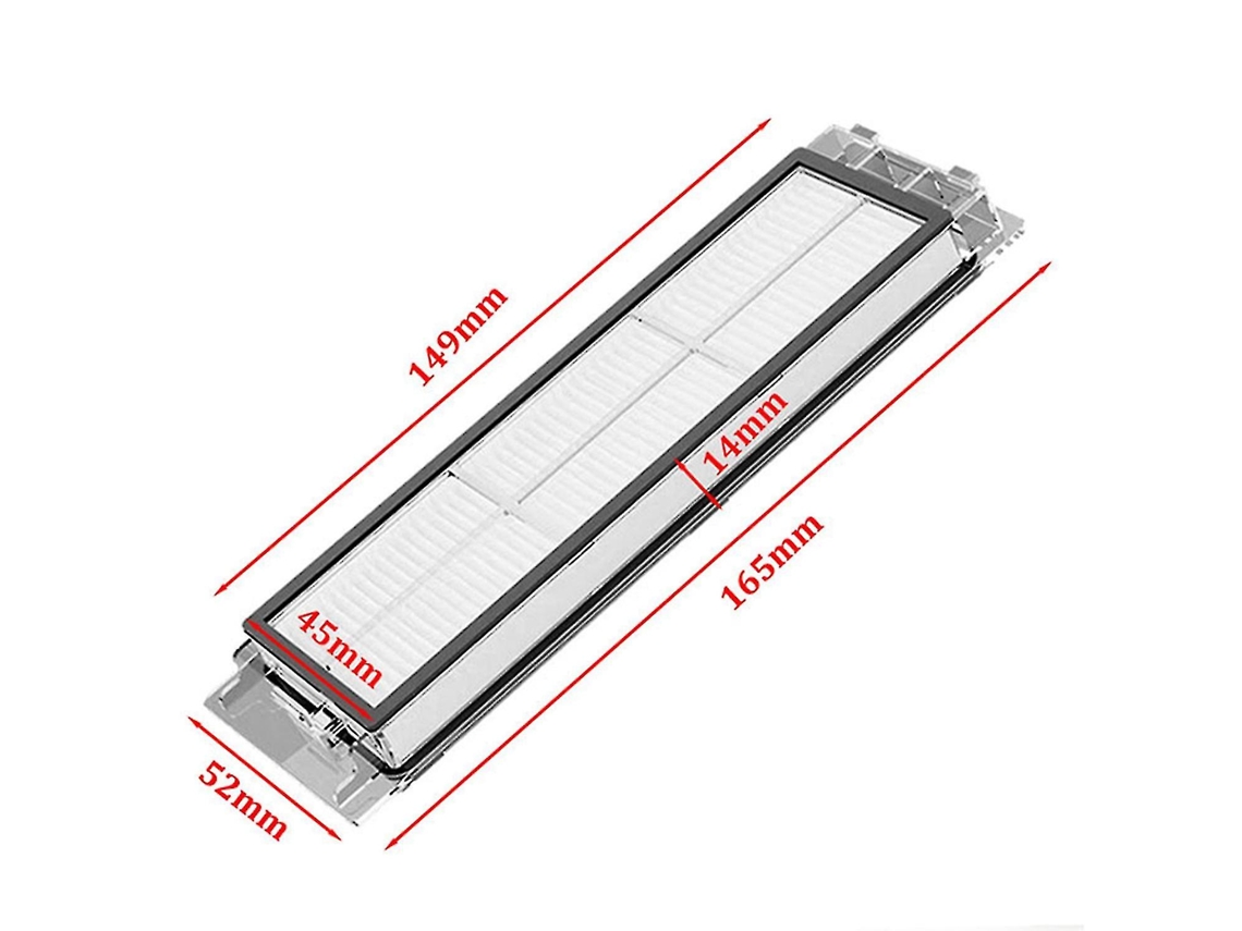 Escova principal do filtro Hepa Escova lateral para Xiaomi 1s Mi Roborock S50 Max