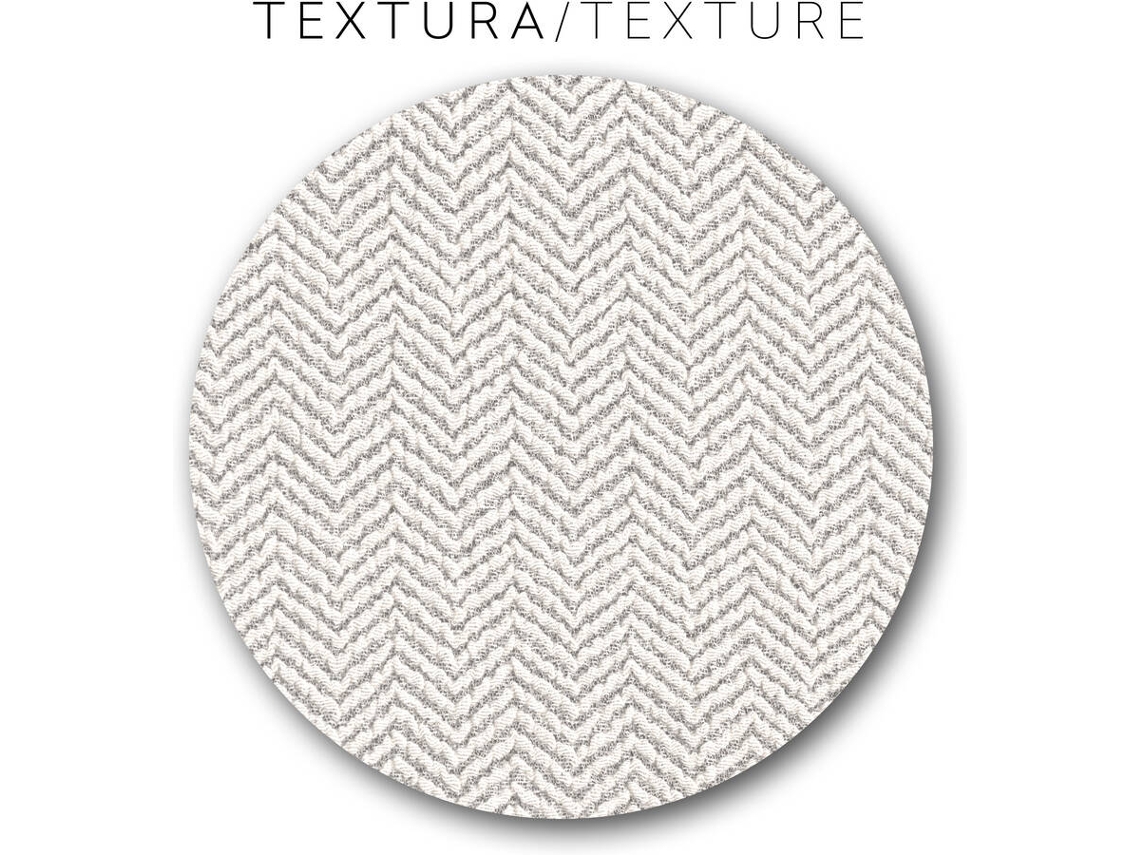 Capa de Chaise Longue Relax Direita EYSA Premium Jaz Tecido Multielástico (360 x 180 x 120 cm - Poliéster e Algodão - Crudo)