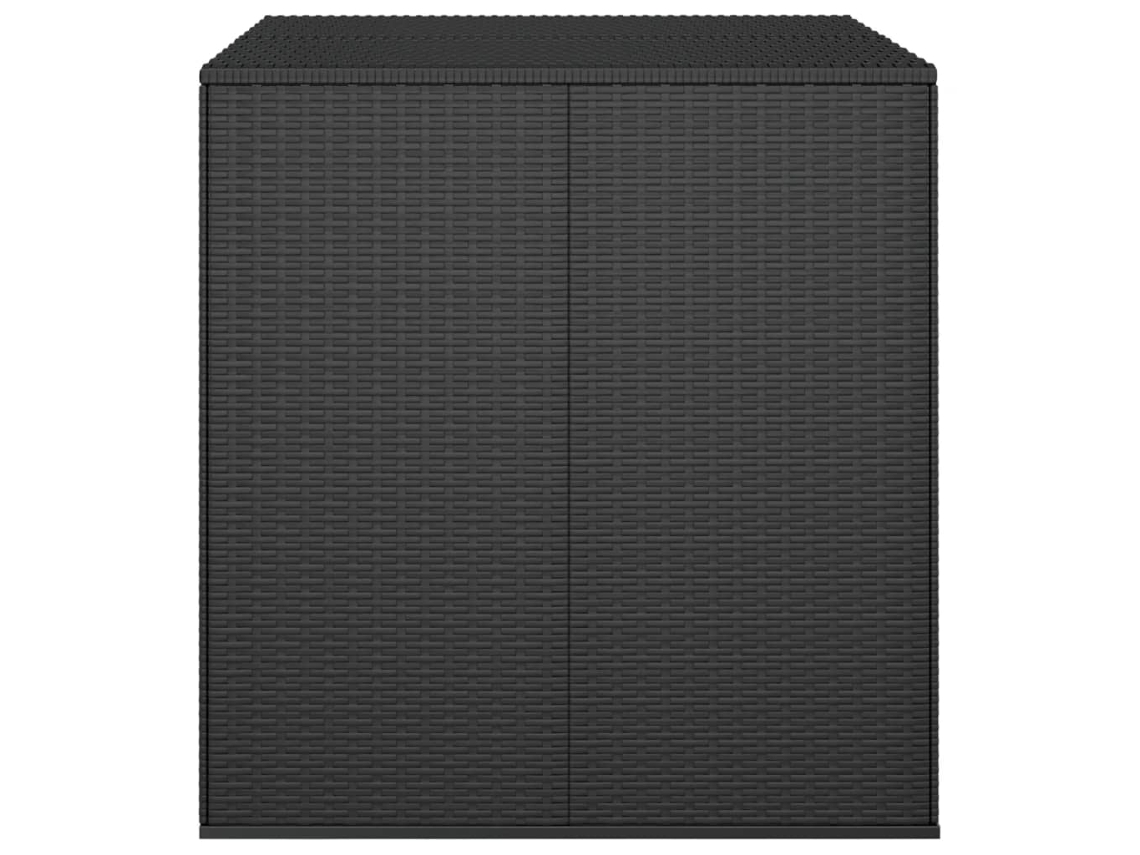 Caixa para Almofadões de Jardim 100X97 5X104 Cm Vime Pe Preto PANGSHIYUAN