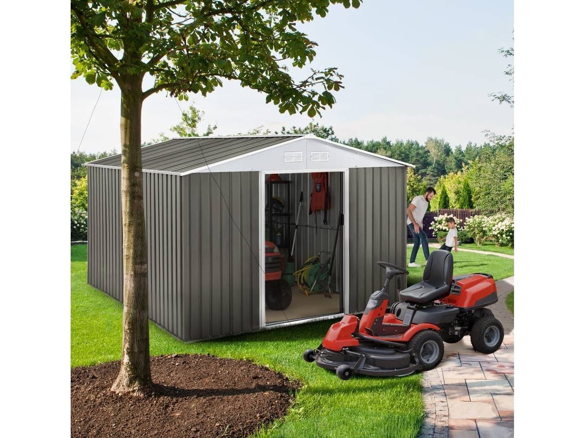 Abrigo de Metal HABITAT ET JARDIN Dallas (319x277x202 M)