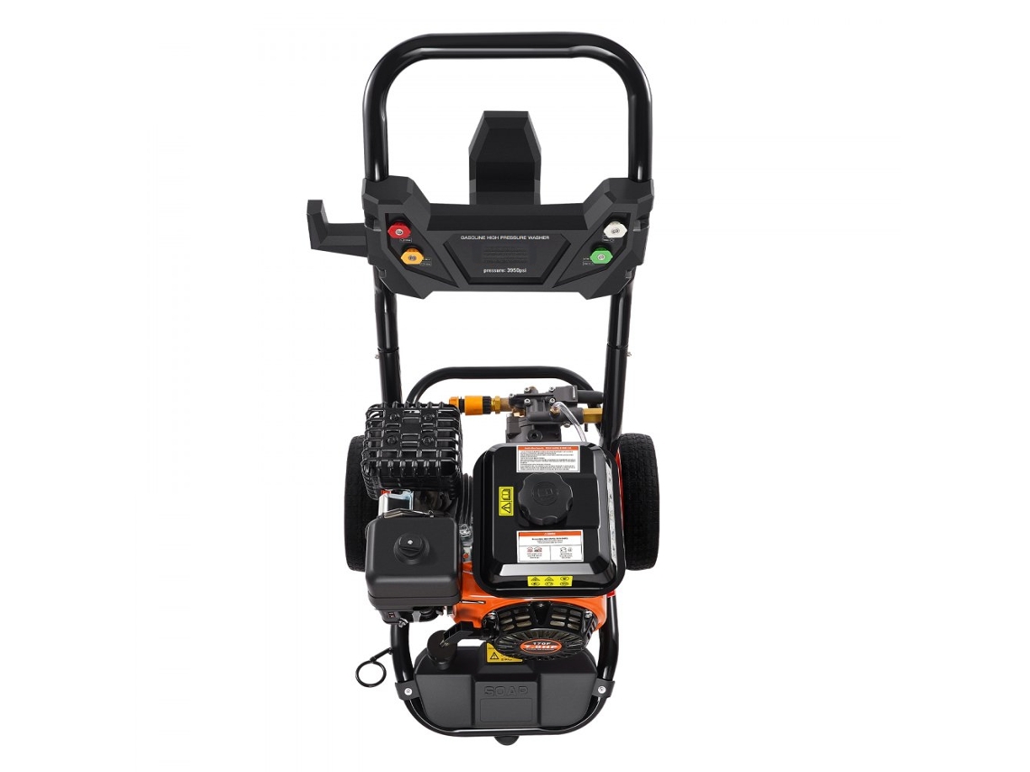 Máquina De Limpeza Ultrassônica De Alta Pressão A Gasolina 3950psi Com Bicos E Lança De Espuma Tekmaquinas