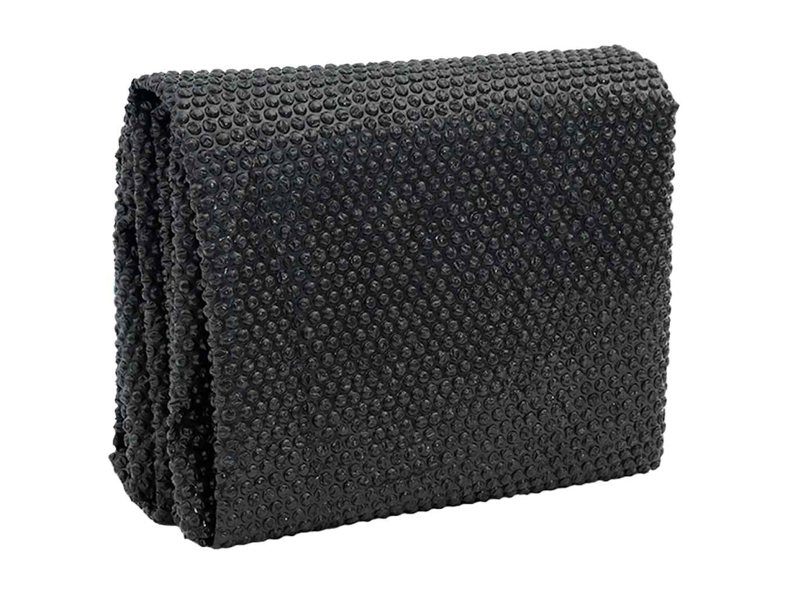 Capa Solar Flutuante De Pe Para Piscinas Preta 10x5 M