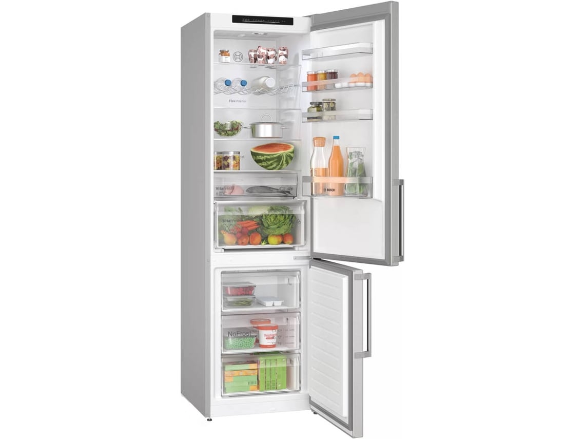 Frigorífico Combinado BOSCH KGN39VIBT (No Frost - 203 cm - 363 L - Inox)