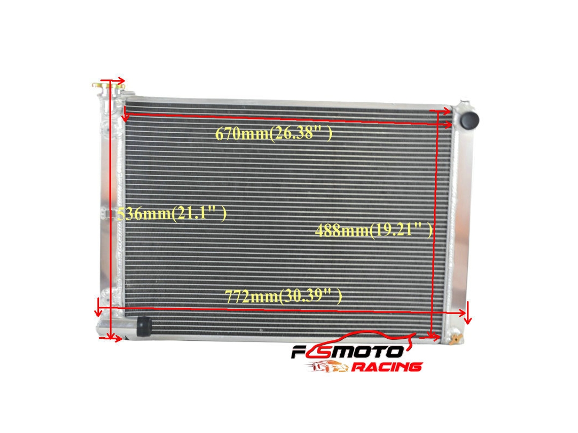 Radiador De Alumãnio Lexus Rx330 Mcu38 670x488x16 Mm Instalaã§ã£o Manual Oem