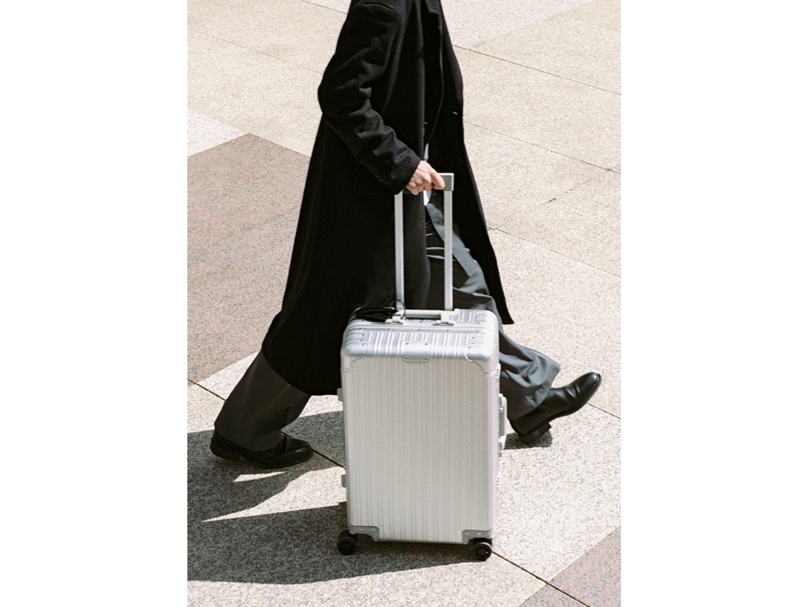 Luggage Aluminium Mala Rígida De Alumínio Com Cadeado Tsa E Rodas Multidirecionais Create