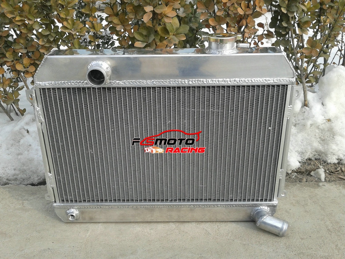Radiador De Alumã­nio 490mm X 265mm X 52mm, 3 Fileiras, Compatã­vel Com Caminhonetes Compactas 1973) Oem (1968)