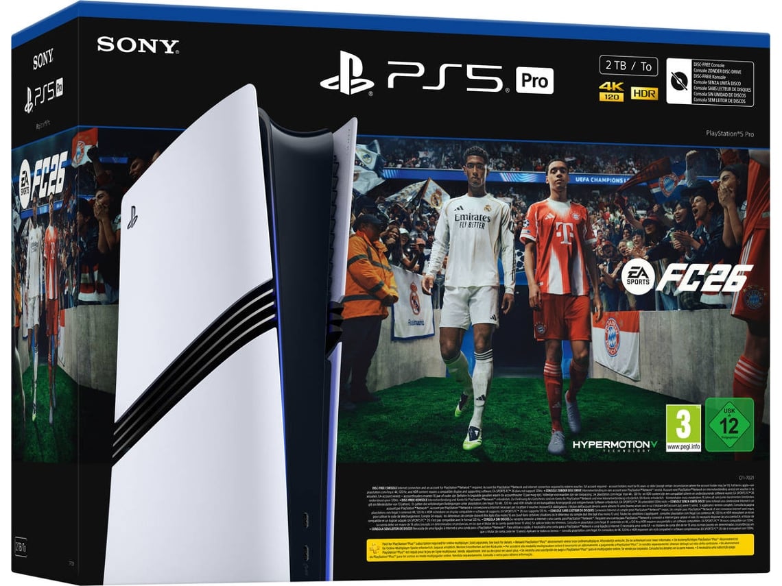 Bundle Consola PlayStation 5 Pro EA Sports FC 26 (2 TB)