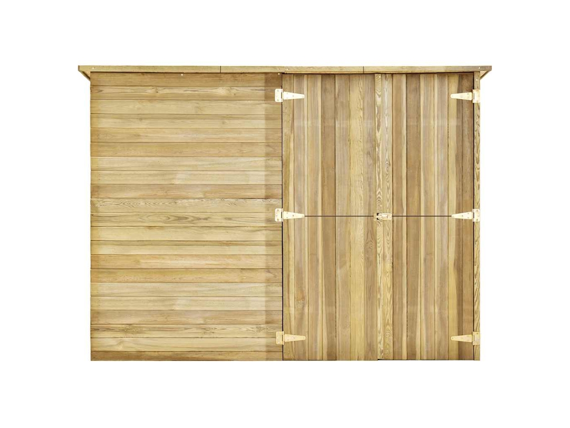 Abrigo De Jardim Para Bicicletas (232x110x170 Cm)