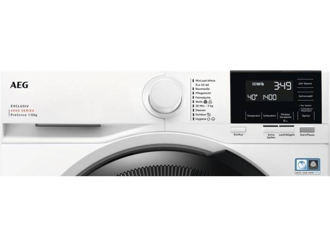 Máquina de Lavar Roupa AEG LFR6114O4B (10 kg - 1400 rpm - Branco)
