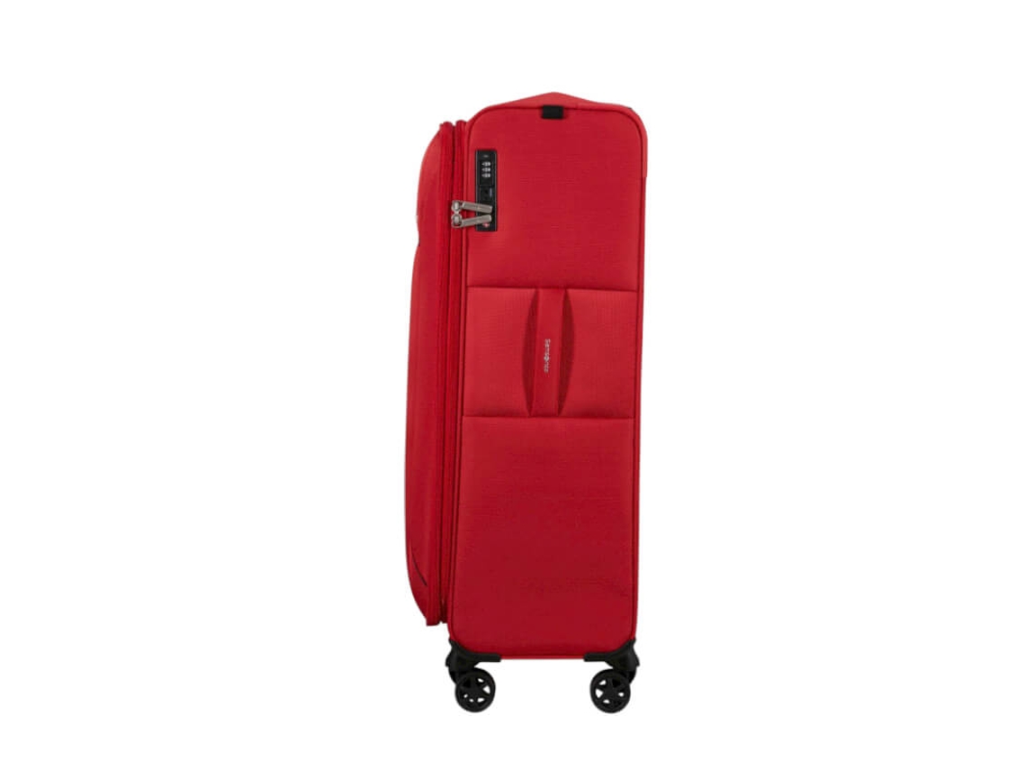 Mala De Viagem Grande 78cm 4r Exp Base Breeze Vermelha Samsonite
