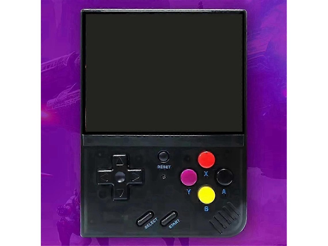 Console De Jogos Portátil Retrô R33s Transparente 3,5 Polegadas Tela Ips Console De Jogos Mini Console De Jogos Portátil Marrom Nostalgia88