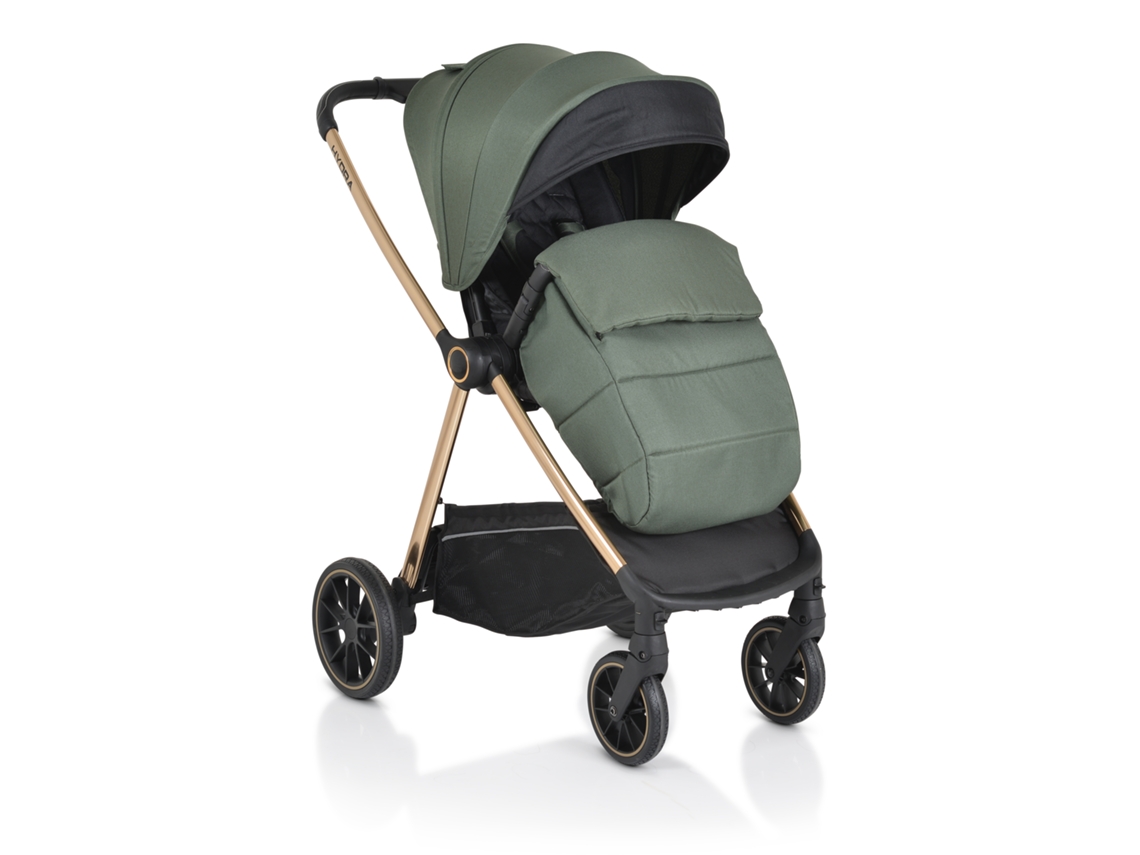 Carrinho De Bebê 2 Em 1 Hydra Verde Cangaroo Cangaroo