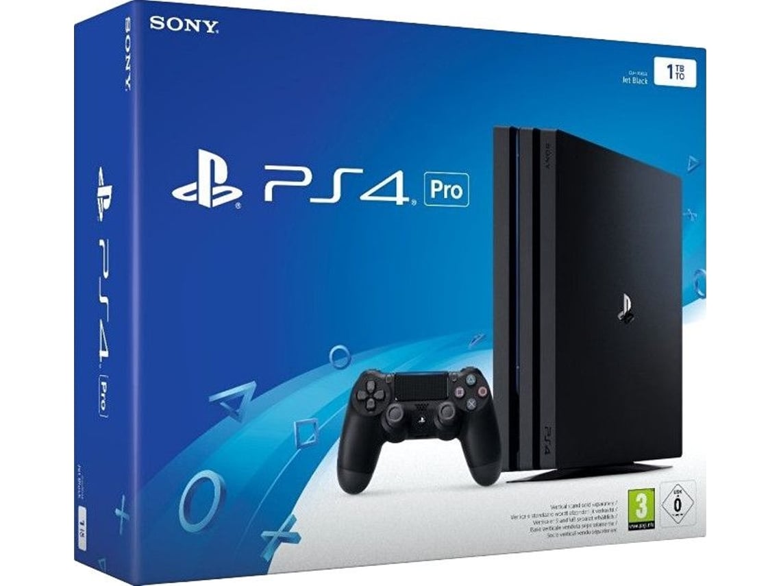 Playstation 4 Pro SONY 1 To Preto (Recondicionado Marcas Mínimas)