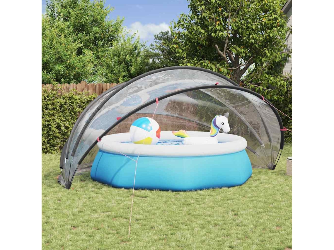Enclosure De Piscina Vidaxl Transparente Pvc (500 X 500 X 236 Cm)