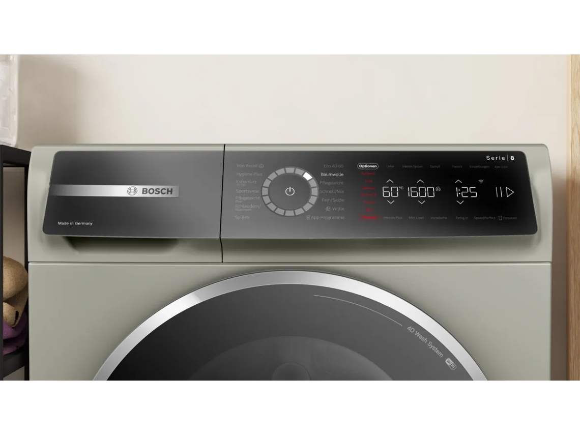 Bosch Wgb2560x1 Máquina De Lavar Carregamento Frontal 10 Kg 1600 Rpm Prateado
