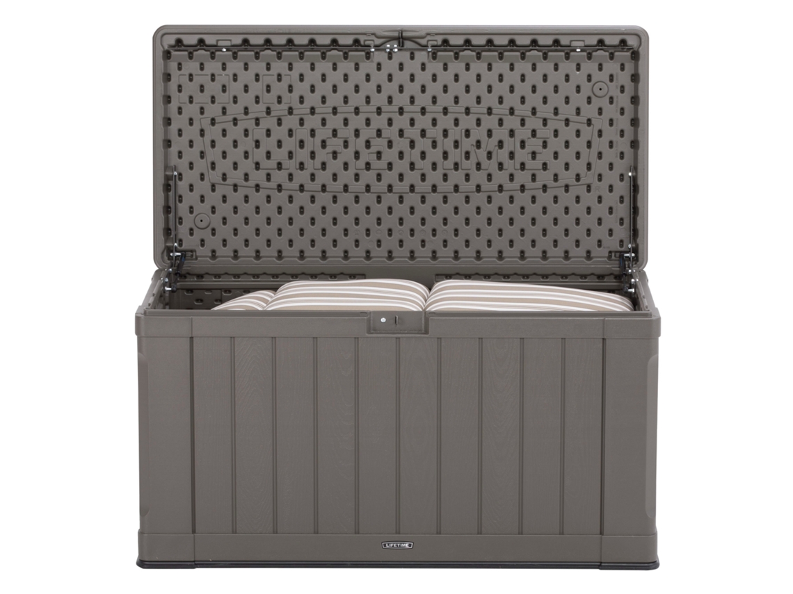 Armário de Exterior LIFETIME Ultrarresistente Uv100 (Cinzento - 127x64x67 cm)