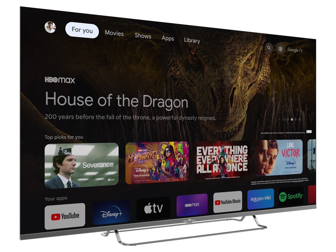 TV SMART TECH 65UG02V (LED - 65'' - 165 cm - 4K Ultra HD - Smart TV)