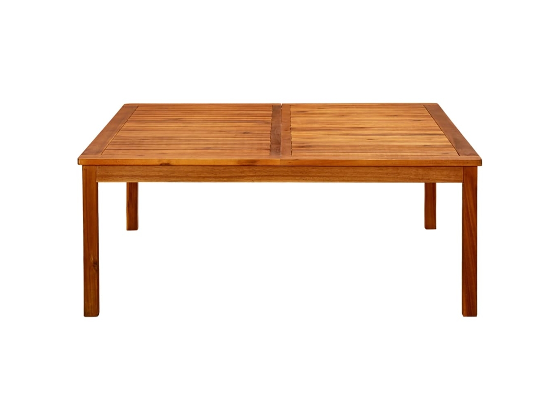 Mesa de Centro Jardim 110X110X45 Cm Madeira de Acácia Maciça NONAME
