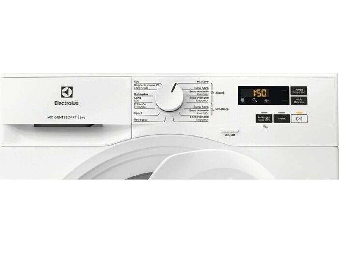 Máquina de Secar Roupa ELECTROLUX EDI618Y1ZO (8 kg - Bomba de Calor - Branco)