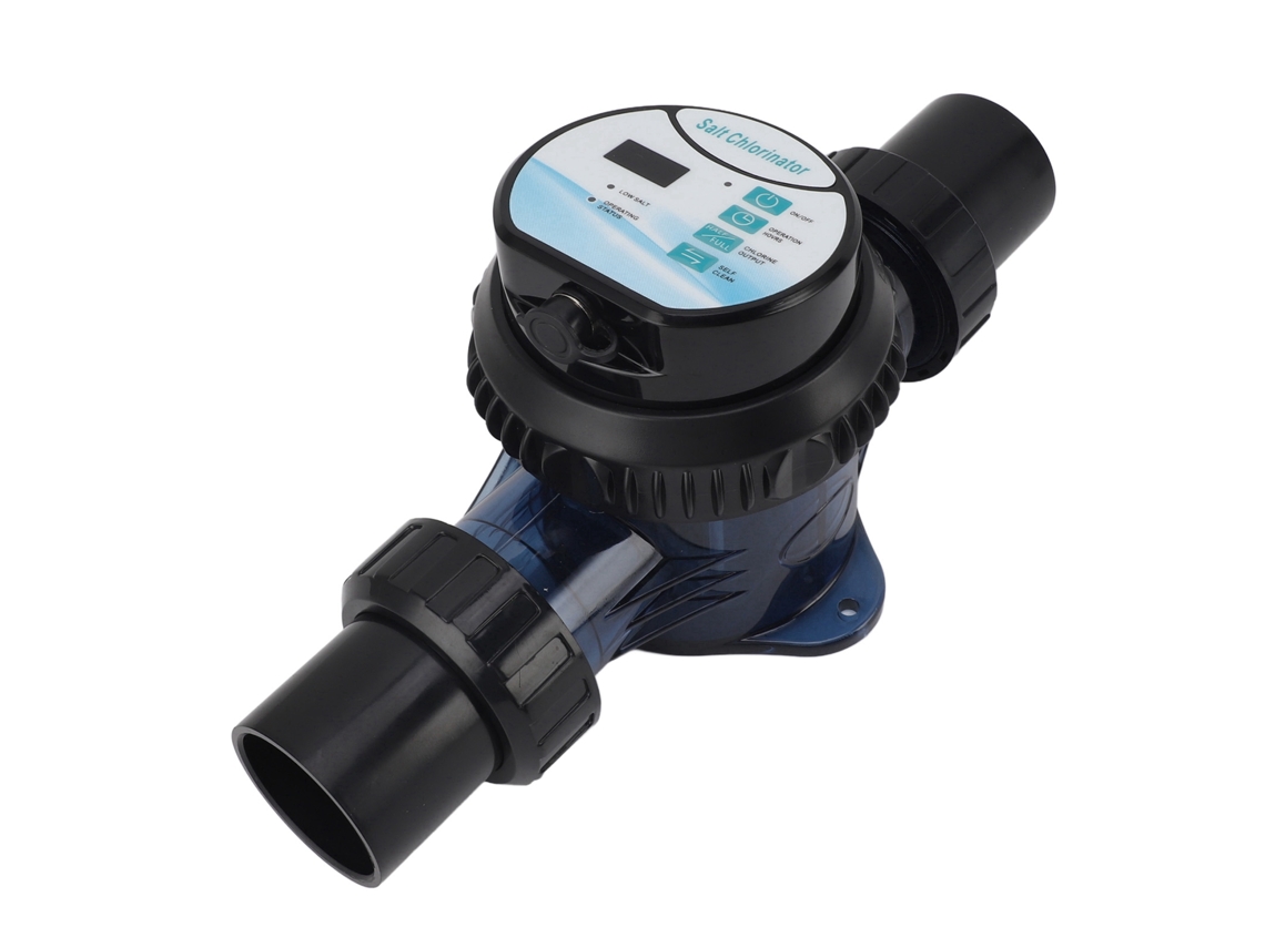 Máquina De Cloro Salino Para Piscina Dc24v Sistema Clorador Água Salgada
