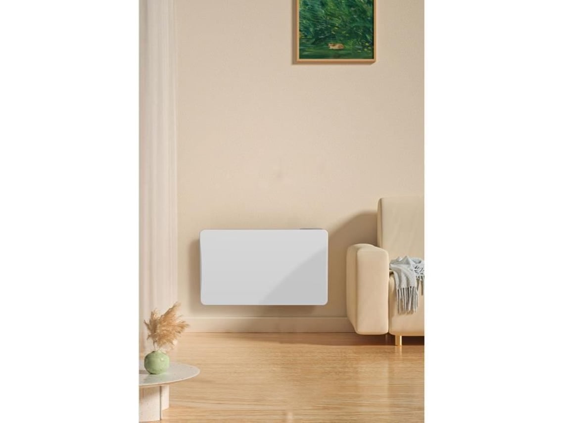 Radiador elétrico de inércia cerâmico branco Warm Tech 1500W, 230V, até 60m³
