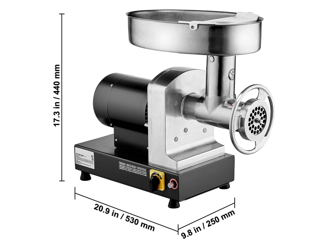 Picador De Carne Elétrico Comercial Succebuy, 6 Lbs/min, Para Encher Salsichas Para Cozinha
