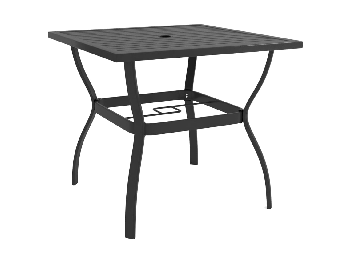 Mesa De Jardim | Mesa De Exterior 81,5x81,5x72 Cm Aço Antracite Lovely Home