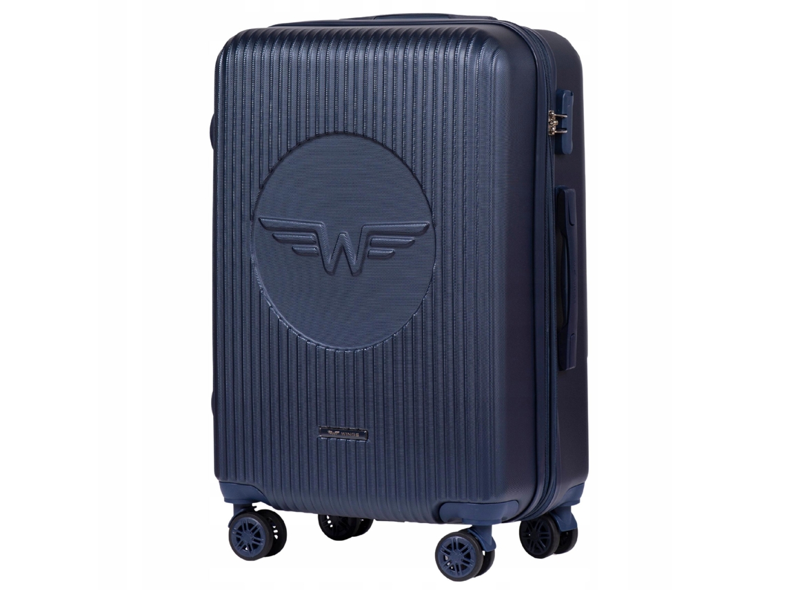 Bagagem, 24 Polegadas, Rodas Giratã³rias, Azul Oem