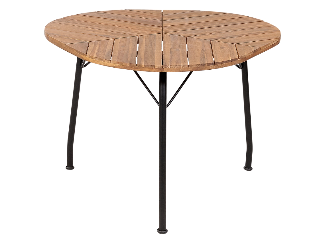 Mesa de Jardim BELIANI Varenna de Madeira de Acácia Castanho Claro 103X106X74