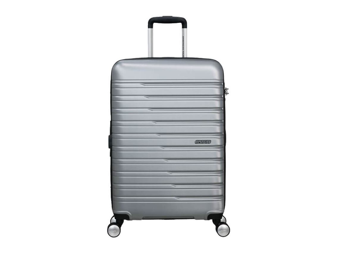 Mala De Viagem Média 67cm 4r Exp. Flashline Prata American Tourister