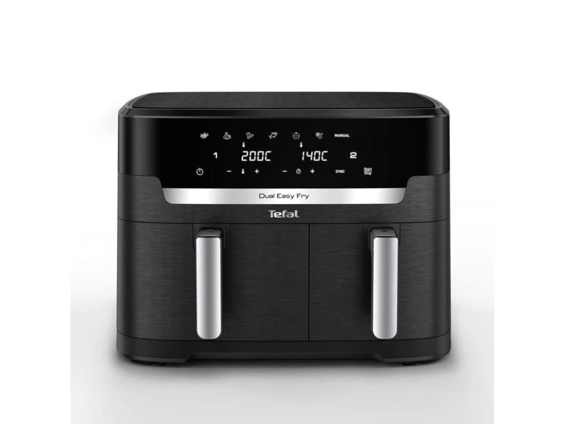 Xxl Dual Easy Fry, Fritadeira A Ar Xxl Dual, Cozinhar Sincronizado, Capacidade 11 L, 8 Pessoas Ey9428e0 Tefal