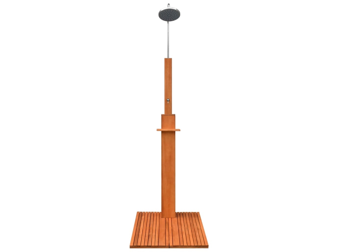 Chuveiro Exterior (feito De Madeira Eucalipto E Aço)