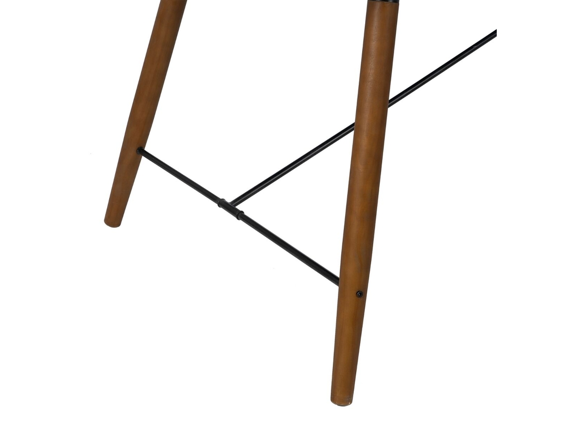 Mesa de Jantar Oslo Preto Natural Madeira Ferro Madeira Mdf 179 X 90 X 75 Cm