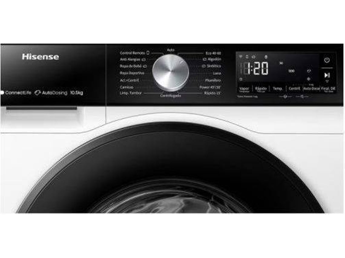 Máquina de Lavar Roupa HISENSE WF3S1243BW3 (12 kg - 1400 rpm - Branco)