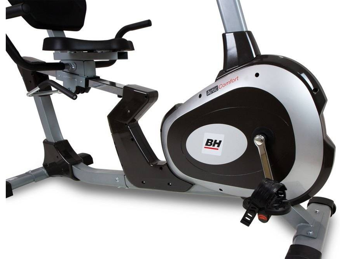 Bicicleta Estática BH FITNESS BH Artic Comfort Program H854B (Preto - 128x54x103cm - Volante: 8 kg - Até: 90 kg)